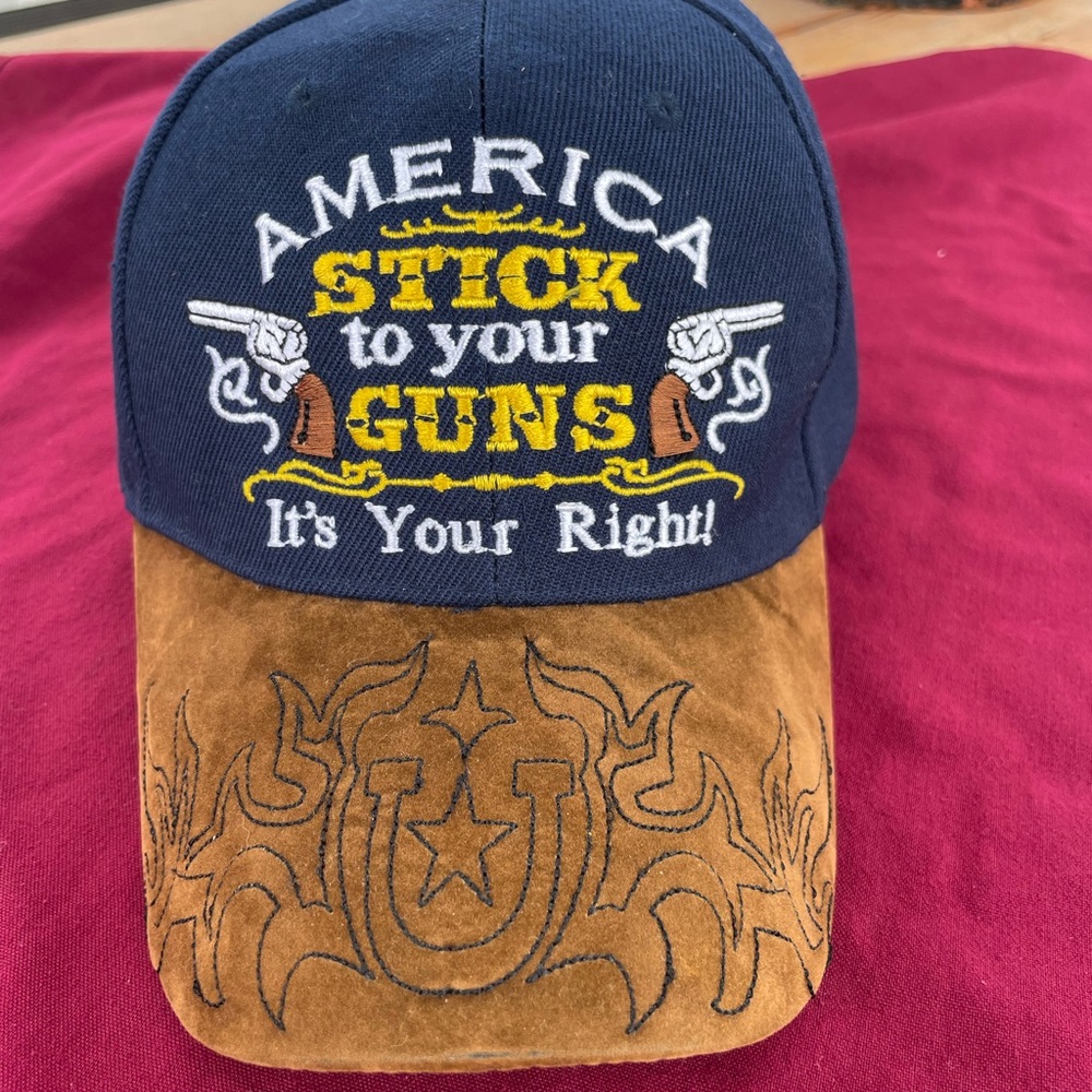 America- Stick to your Guns-It’s your Right! Hat cap